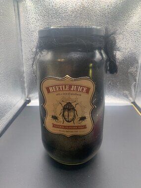 Beetle Juice Light Up Halloween Decor Jar SELLING AS IS
